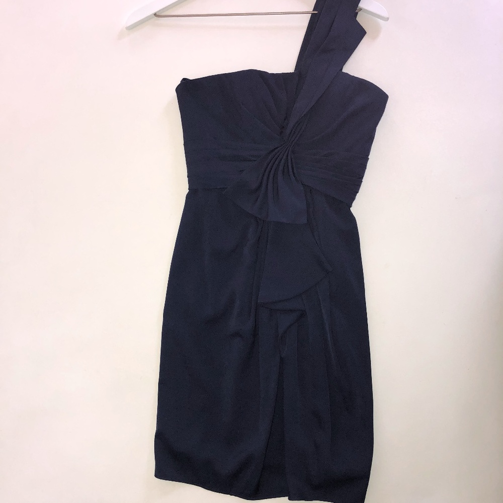 NWT BCBGMAXAZRIA Palais One Shoulder Dress - Picture 2 of 11